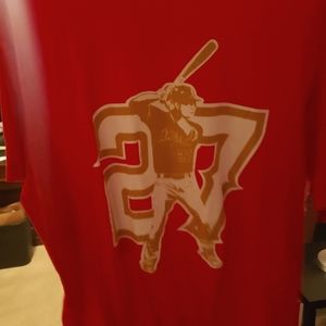 Mike Trout Angels 27th birthday XL Promo T-Shirt